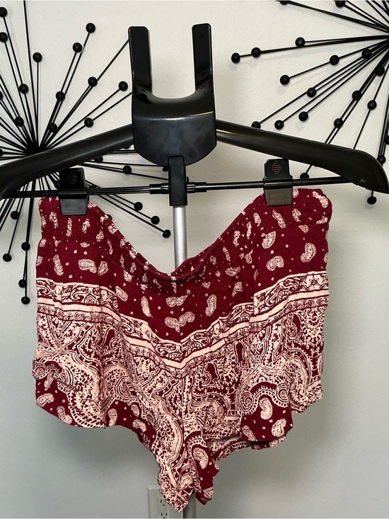 Angie Other - Angie Burgundy Paisley Boho Romper Size Medium